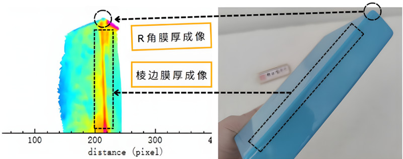 使用涂魔師3D非接觸整體膜厚成像系統(tǒng)測(cè)量電芯絕緣涂層厚度